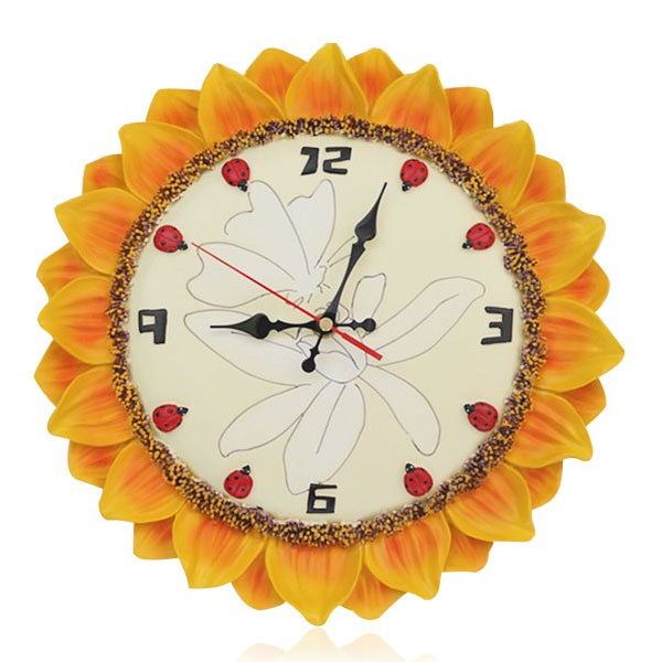 Sunflower Garden Wall Clock on Luulla